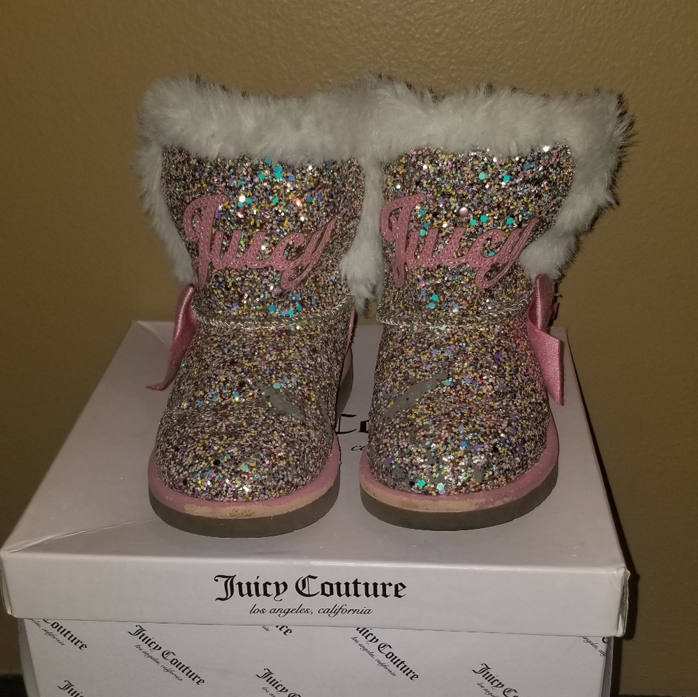 Sparkle Juicy Couture Fur Lined Boots